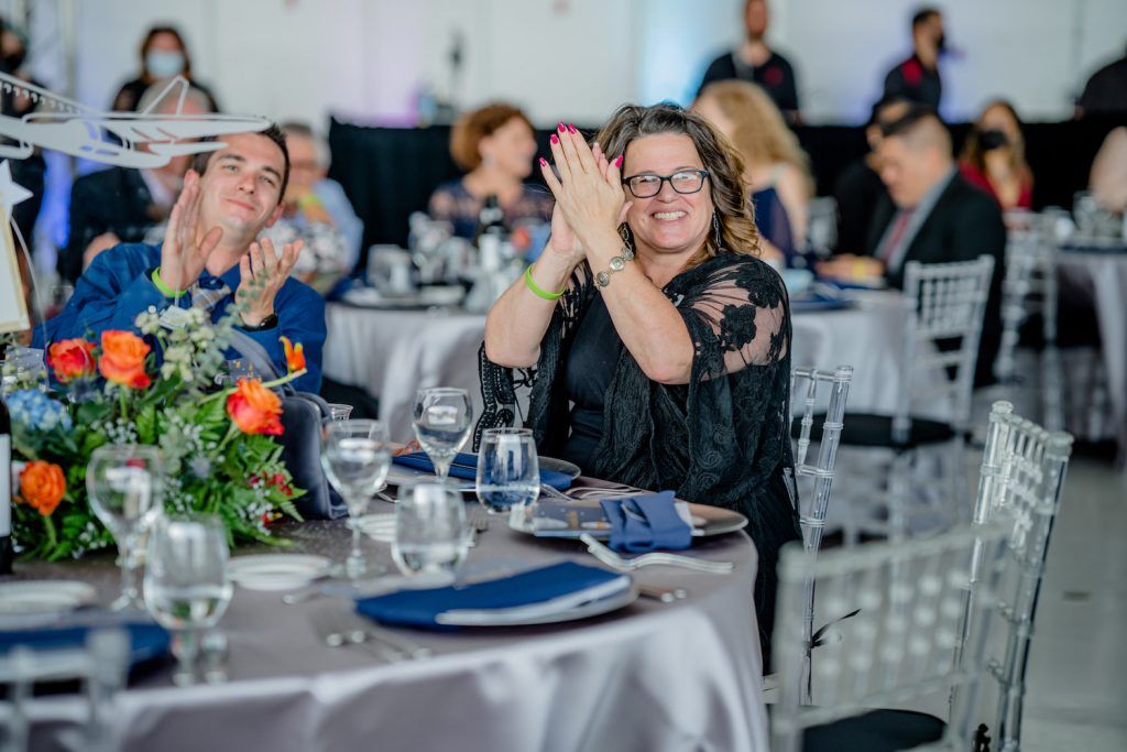 ORRA attendees at the 100 year event at The Hangar.
